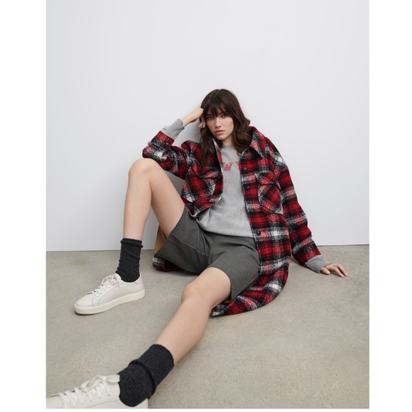 Zara long plaid overshirt - Picture 8 of 13